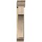Ekena Millwork Westlake Traditional Rough Sawn Bracket w/ Offset Brace, Douglas Fir, 8"W x 32"D x 44"H BKT0806X32X44WTL01RDF - alternate 2
